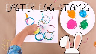 DIY TODDLER CRAFT: Easter Egg Stamps