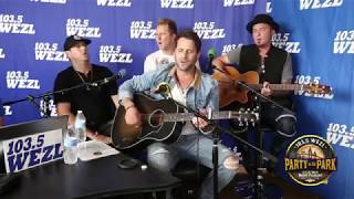 Parmalee Performs 'Carolina' Backstage at WEZL's Party in the Park