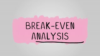 Break Even Analysis - BTEC Tech Award in Enterprise