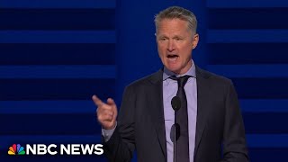 NBA coach Steve Kerr at DNC: 'Leaders must display dignity'