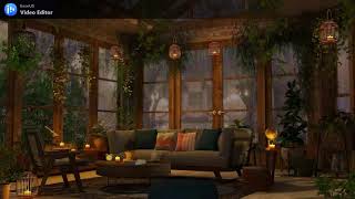 Relaxing Heavy Rain With Thunder with Piano for Sleep, Study, and Relaxation
