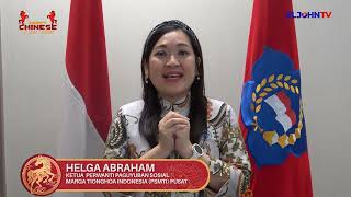 HELGA ABRAHAM, Chairperson of the Central PSMTI Student Association (Perwanti) for the 2026 New Y...