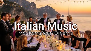 🎶 Italian Vibes & Mediterranean Music 🎶 2+ Hours Serene Amalfi Coast & Lake Como Ambience 4K
