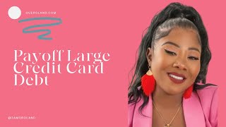 Get Rid of Large Debt *EASY* #credittips #creditrepair #debt #debtrelief #credit