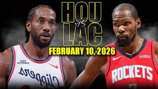 Houston Rockets vs Los Angeles Clippers Full Game Highlights – February 10, 2026 | NBA Season