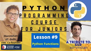 Python Functions | Learn to Code in Python | Lesson #9 | Coding Blocks Junior | Hindi