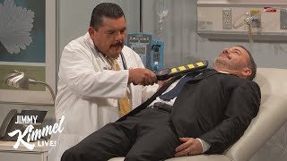 Dr. Guillermo Gives Jimmy Kimmel a Screening - Sponsored by Pfizer