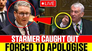 WATCH: Speaker HUMILIATES Starmer LIVE — PM Forced To Apologise In Parliament