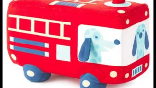 Hallmark Stuffed Firetruck Toy with Lights and Sound