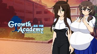 Growth Academy#16 Hyper Pregnancy Playthrough - Telling the Sister