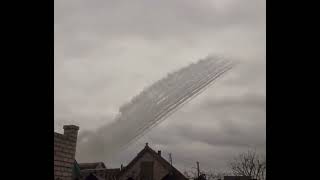 Russian MLRS Missile Systems targeting Ukrainian Military Positions in Kherson #UkraineRussianWar