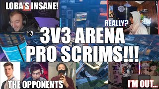 PRO SCRIMS Apex Legends ARENA MODE GAMEPLAY // Apex Legends Season 9 //3v3s w/Nicewigg &Albralelie