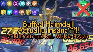 Buffed Heimdall Is BUSTED!!! | Out-Damaging RoL Wolverine Regen | Heimdall Damage Showcase MCoC