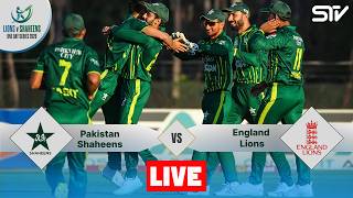 Live | Pakistan Shaheens vs England lions | Match 01 | ODI Series | ZN1K