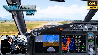 FLIGHT SIMULATOR 2024 | STUNNING Bastia Takeoff INSANE Realism 4K! | Boeing iFly 737 MAX