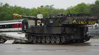 Swiss Army Pz Hb 95 M109 Bahnverlad