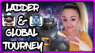 💙GLOBAL NEW YEAR TOURNEY & LADDER GAMEPLAY +5200 TROPHIE pushing and tilting💙 |💙CLASH ROYALE💙