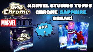 2025 Topps Chrome Sapphire Marvel Studios - Box 1 First Look