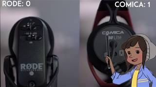 $40 Shotgun Mic VS Rode VideoMic Pro | Comica CVM-V30 Lite