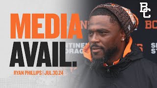 DC Ryan Phillips "I think there's enough spice already" | Post-Practice | July 30.24