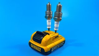 Why is it not Patented? Insert a Spark Plug  into the Battery and be Amazed!