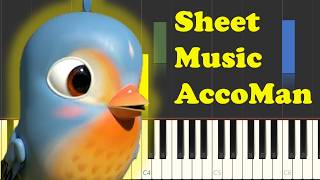 🎼 Five Little Birds - CoComelon Piano Sheet Music 🎼