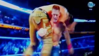 Six match John cena vs aj styles vs bray wyatt vs baron corbin vs dolph  vs apollo crews