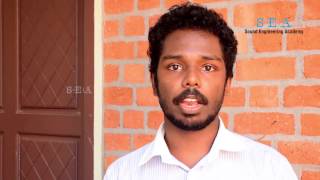SEA Student Tijo Jacob from Trivandrum 2015-16 Batch
