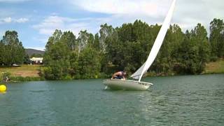 Laser Capsize on Blue Lake