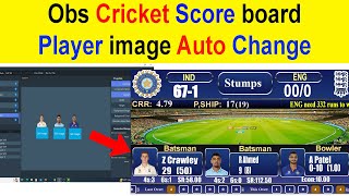 Auto Real image change use telescore apps || Obs Cricket Score board more professional