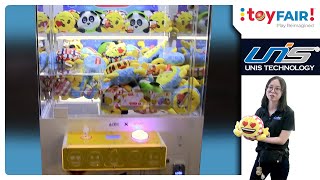 Claw Machine Games and Prize/Arcade Machines -by Unis Technology @Toy Fair 2025
