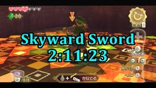 Skyward Sword Any% Speedrun in 2:11:23