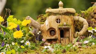 George the Mouse in the tea pot house