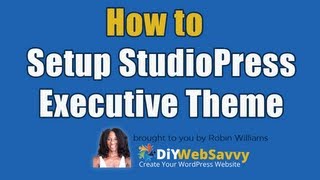 How to Setup StudioPress Executive Theme - Mobile Responsive