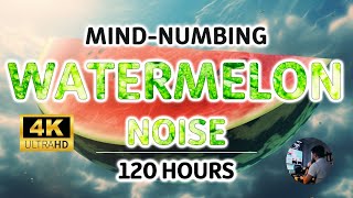 Mind-numbing Watermelon Noise | Red and Green Noise For Study, Sleep & Tinnitus Relief | 120 Hours |