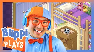 Blippi Plays Unpacking | Blippi Plays | Educational & Gaming Videos for Kids