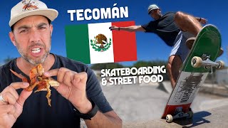 Tecoman Skatepark & El Pollo Alegre...Skateboarding & Street Food in Colima, Mexico! 🇲🇽