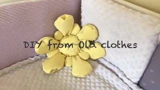 DIY pillow for baby from old clothes