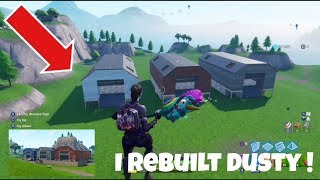 I rebuilt dusty depot!! Fortnite Creative