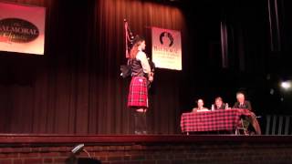 KATHLEEN BROWN PIOB 2nd place 2015 Balmoral Classic