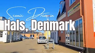 Peaceful Drive Through Hals, Denmark | Cozy Coastal Town Tour | Relaxing Slow TV 4K
