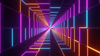 neon lines in different colors orange purple and blue the perfect dj loop or concert visual