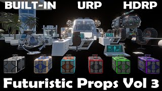 Ultimate Futuristic Props Bundle Pack Scifi - Volume 3