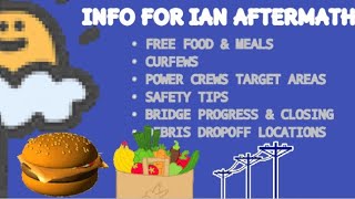 S W FL FREEBIES • FOOD & MEALS • ASSISTANCE • INFO • CURFEWS • PROGRESS • AFTER IAN | UN2CT DAWMAIN