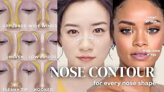 Complete Guide to NOSE CONTOUR for ALL Nose Shapes | Best Contour for Your Nose Shape & Proportion