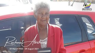 In Loving Memory of Rachmat Abrahams  | 1935 - 2021