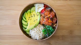 My Nguyen makes a Poke Bowl on Facebook Live