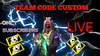 🔴 Team code Custom + Rank Push Free fire Live #verticallive
