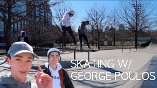 skating w/ George Poulos