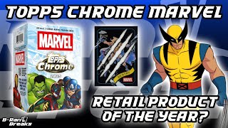 RETAIL PRODUCT OF THE YEAR? 🚨 2025 Topps Chrome MARVEL Blasters! Feeling like a kid again! 🤯